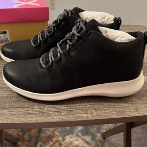 NIB Aetrex Nicole Black leather boot